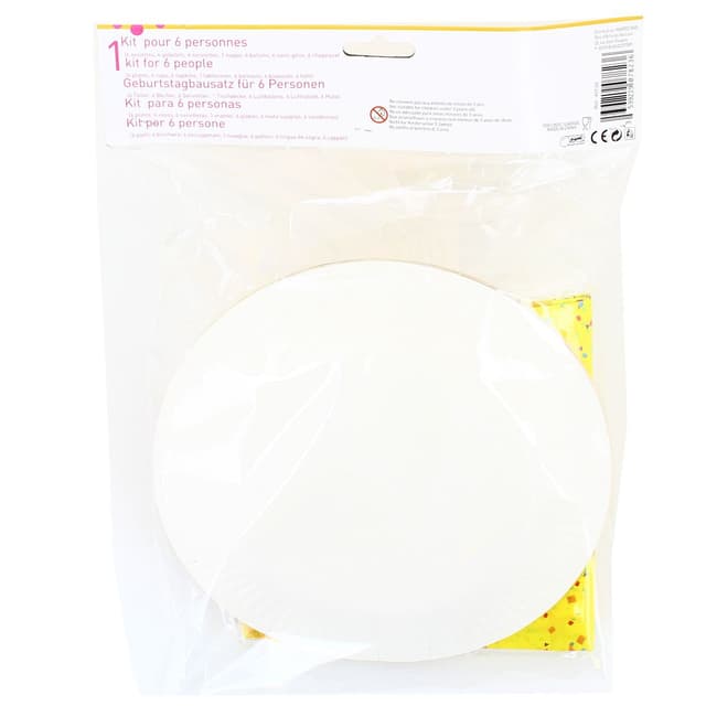 3539219078236 - Festiparty - Kit festif anniversaire pour 6 personnes