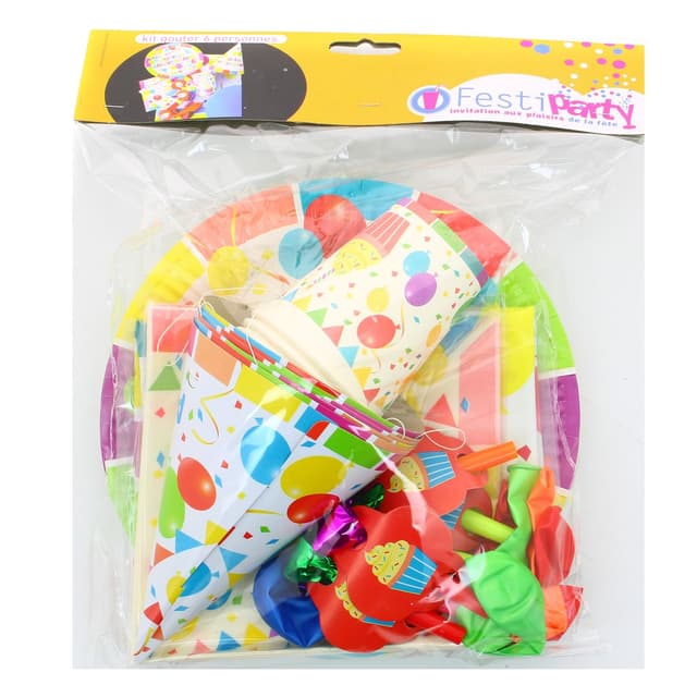 3539219078236 - Festiparty - Kit festif anniversaire pour 6 personnes