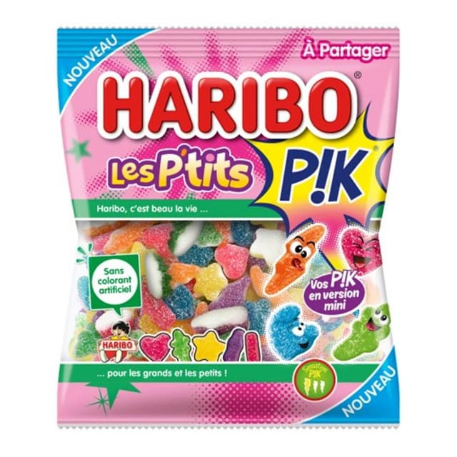 3103224009136 - Haribo - Bonbons gélifiés Les P'tits piquants aux fruits