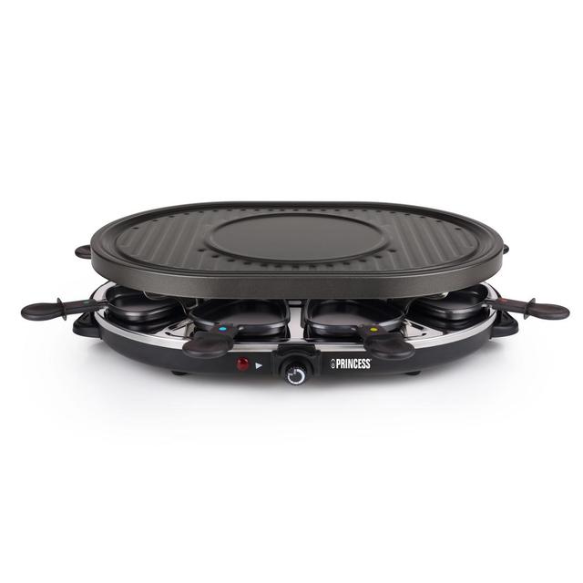 8712836319936 - Princess - Appareil à raclette 8 personnes 1200w + gril - 162700-01-001 