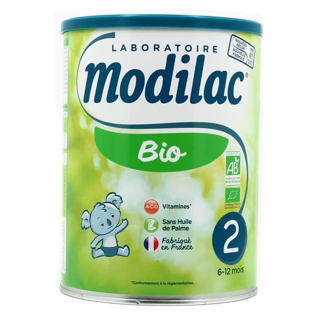 3572731300737 - Modilac - Lait bébé en poudre Bio 2ème âge, 6-12 mois