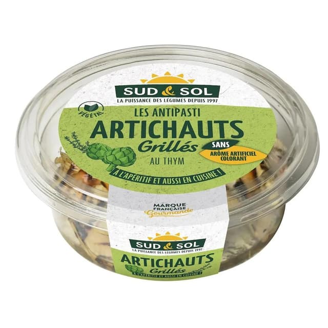 3585510021037 - Sud & Sol - Antipasti Artichauts Grillés au Thym
