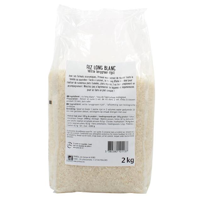 3380380101137 - Priméal - Riz long blanc bio, Format Economique