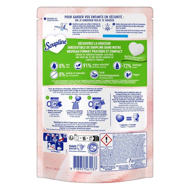 8718951561137 - Soupline - Tablettes Adoucissantes Hypoallergénique
