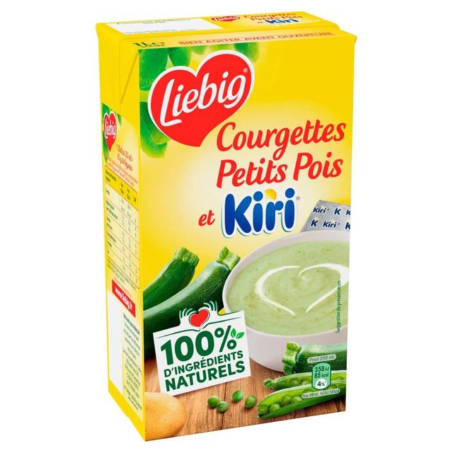 3036815461337 - Liebig - Soupe Courgettes Petits Pois Kiri