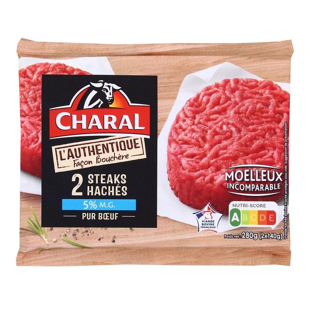 3181232222037 - Charal - Steaks Hachés 5%MG L'Autentique Façon Bouchère