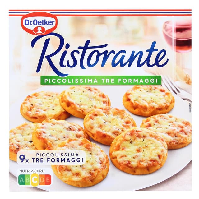 4001724032137 - Dr.Oetker - Ristorante - 9 Mini Pizza 3 fromages