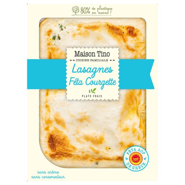 3338310002337 - Maison Tino - Lasagnes Féta Courgette
