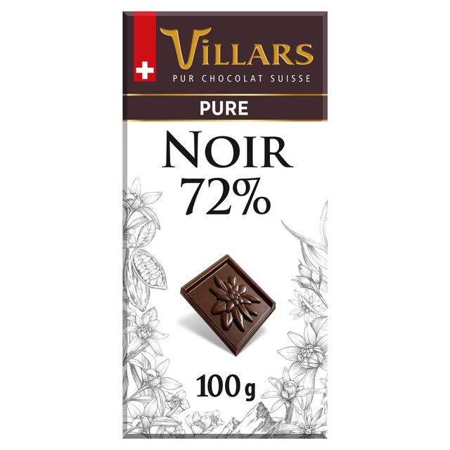 7610036002737 - Villars - Tablette Chocolat Noir 72%