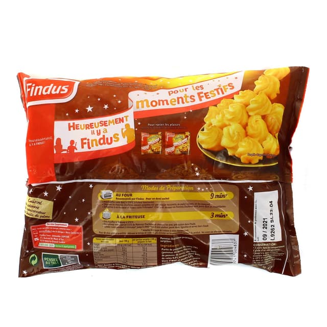 3599741004837 - Findus - Pommes Duchesse 