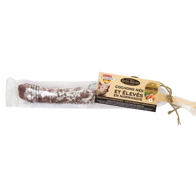 3272550065137 - Les Roches Blanches - Saucisse Sèche Pur Porc Normand Noisette