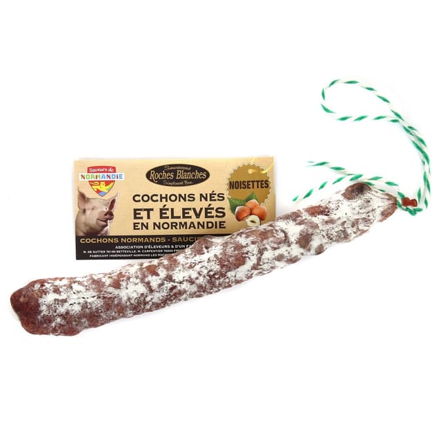 3272550065137 - Les Roches Blanches - Saucisse Sèche Pur Porc Normand Noisette