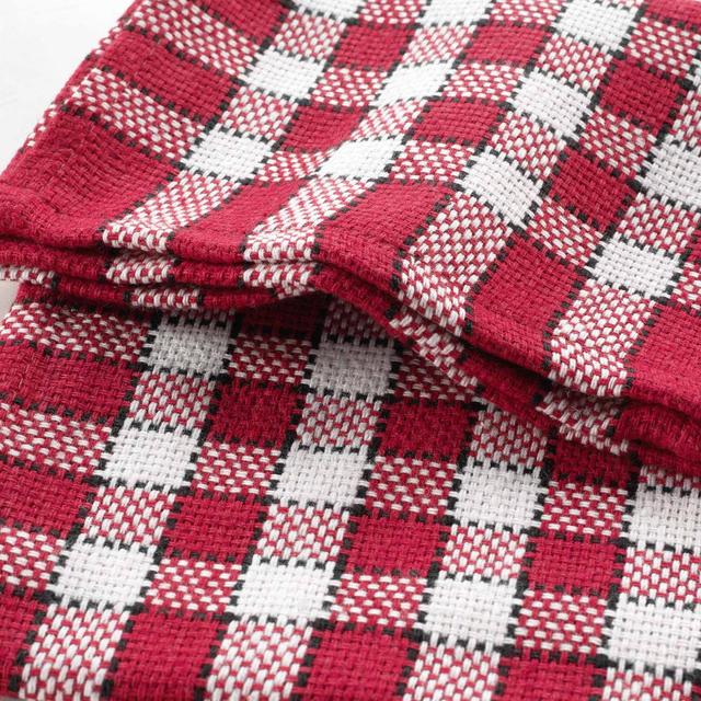 3574387306637 - Douceur D Interieur - 3 Serviettes de table tradition ROUGE