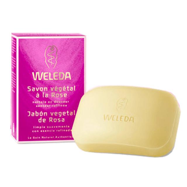 3596206267837 - Weleda - Savon végétal à la rose