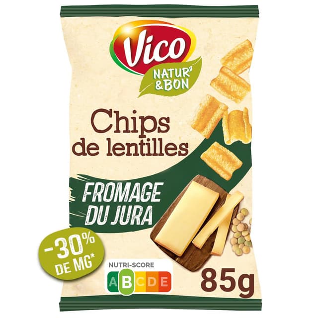 3336972508037 - Vico - Chips de lentilles Fromage du Jura