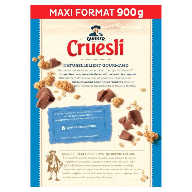 3168930010838 - Quaker - Cruesli chocolat au lait