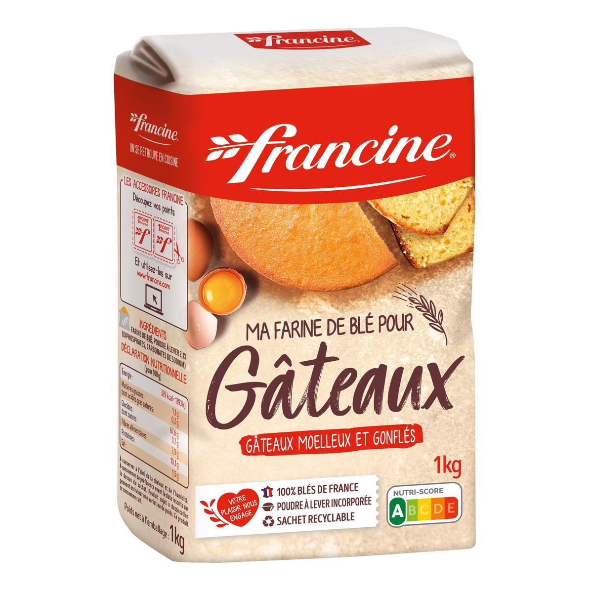 3068111001238 - Francine - Farine de Blé pour Gâteaux