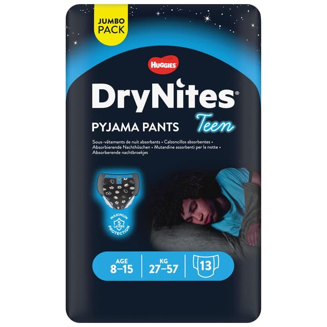 5029053571638 - Huggies Dry Nites - Culottes d'apprentissage  garçons 8-15 ans