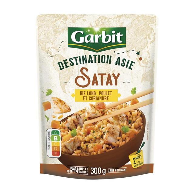 3261055953438 - Garbit - Satay - Riz Long, Poulet et Coriandre