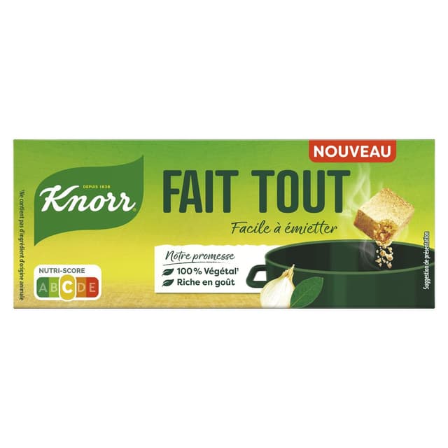 8720182953438 - Knorr - Bouillon Fait Tout - 12 tablettes