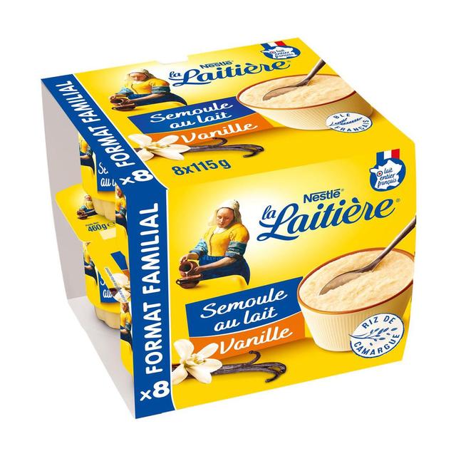 3023290634738 - La laitière - Semoule au Lait Vanille