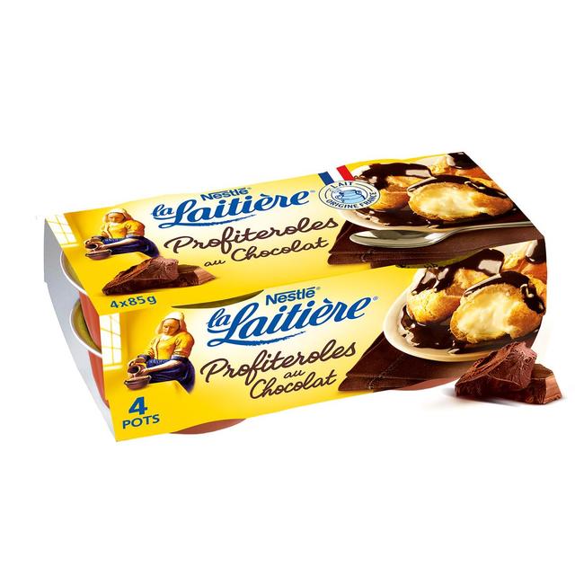 3023290456538 - La laitière - Profiteroles au chocolat