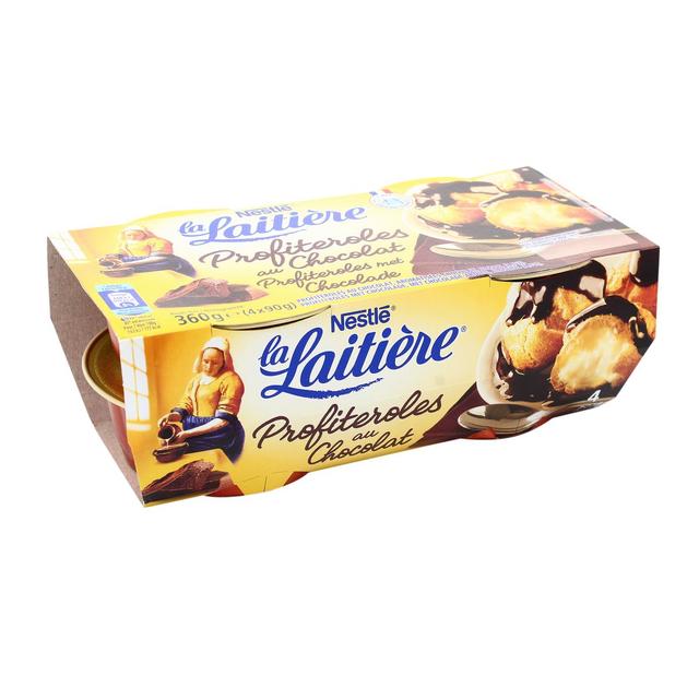 3023290456538 - La laitière - Profiteroles au chocolat