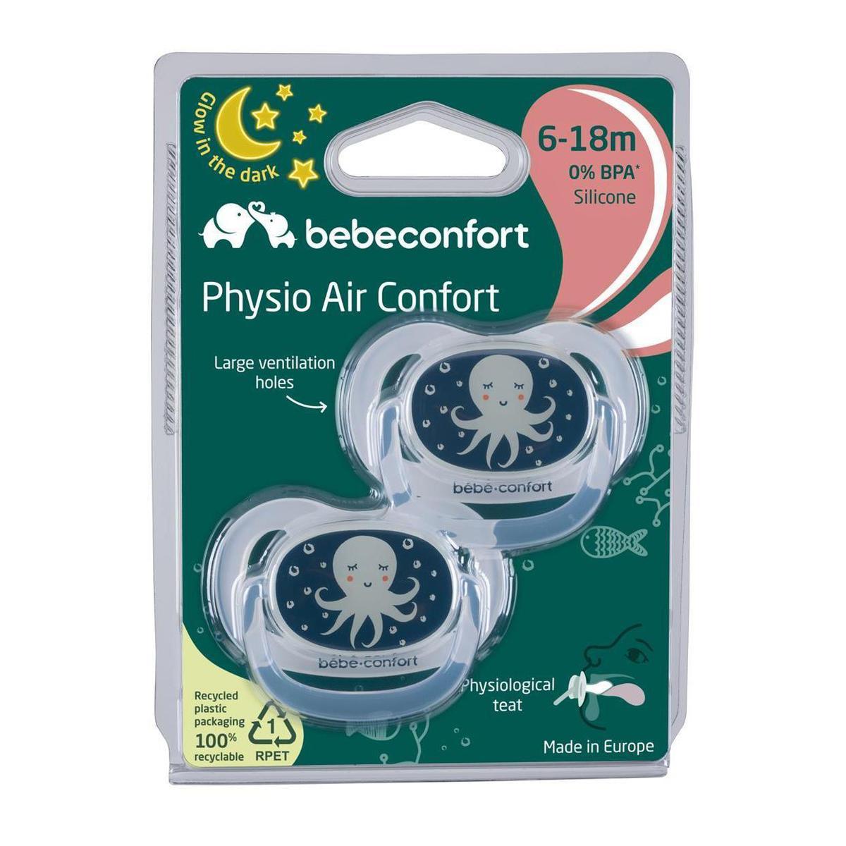 3220660326938 - Bébé Confort - Sucettes Physio Air confort silicone 6-18 mois