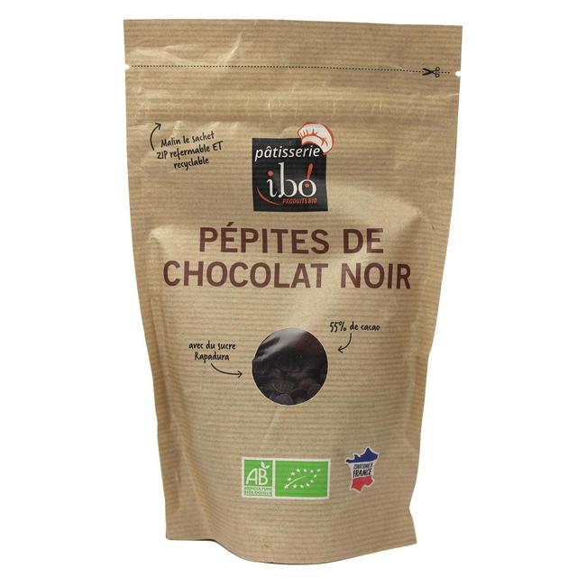 3609060007638 - Ibo - Pépites chocolat noir bio