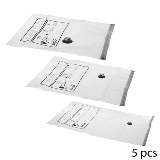 3560239707738 - 5 five -  Lot De 5 Sacs De Rangement 