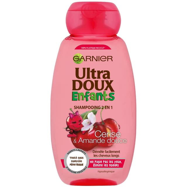 3600542418638 - Garnier - Ultra Doux - Shampooing 2 en 1 a l'extrait de cerise