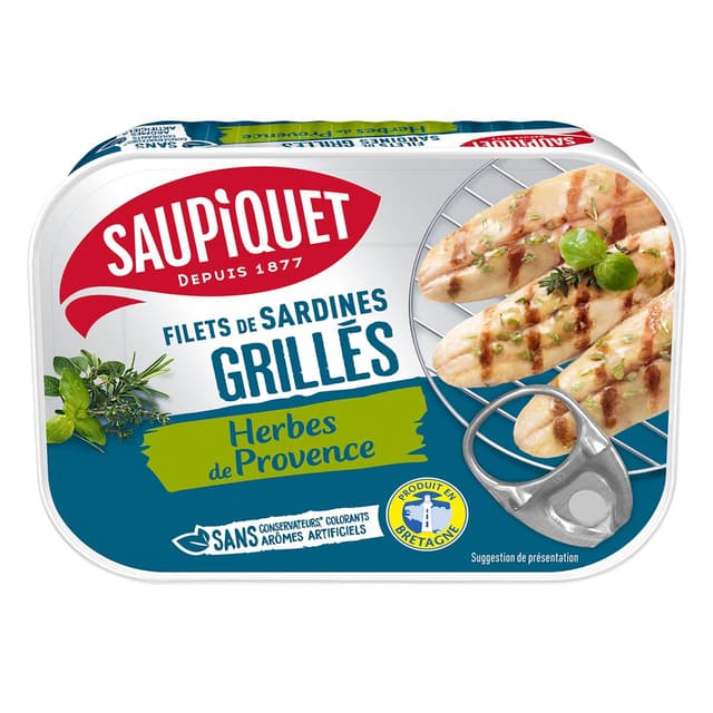 3165950219838 - Saupiquet - Filets de Sardines Grillées aux Herbes de Provence