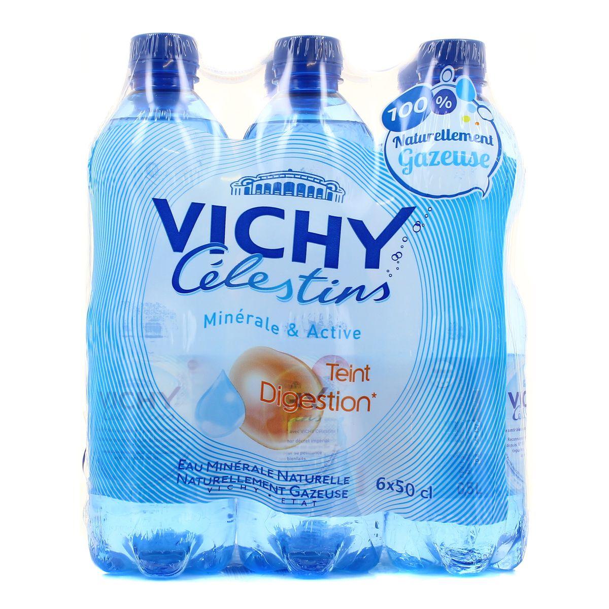 Vichy-Célestins - Eau gazeuse minérale naturelle