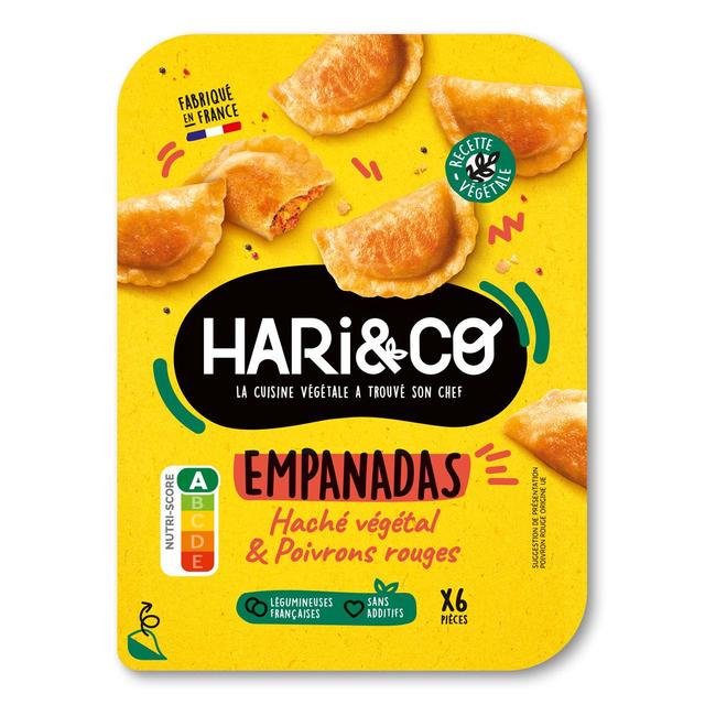 3760257091639 - HARI&CO - Empanadas Haché Végétal et Poivrons Rouges
