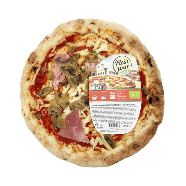 8052282082139 - Plein Jour - Pizza Reine Jambon et Champignon Bio