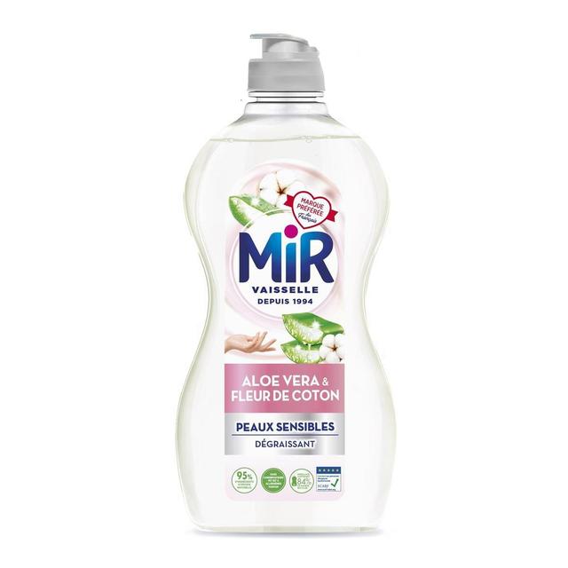 3178041363839 - Mir - Liquide vaisselle Concentré Hypoallergénique Aloe Vera et Fleurs de Coton