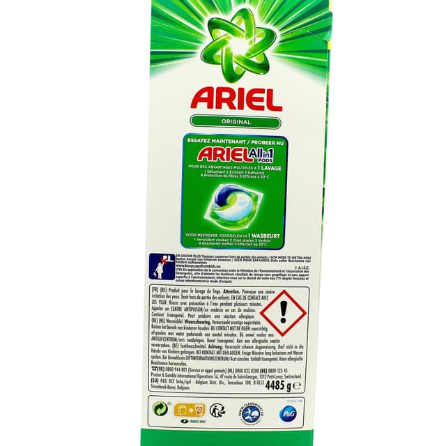 8001841604039 - Ariel - Lessive en poudre  Original 69 lavages