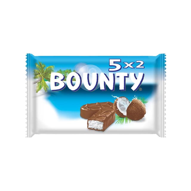 5000159434539 - Bounty - 5 Barres noix de coco chocolat