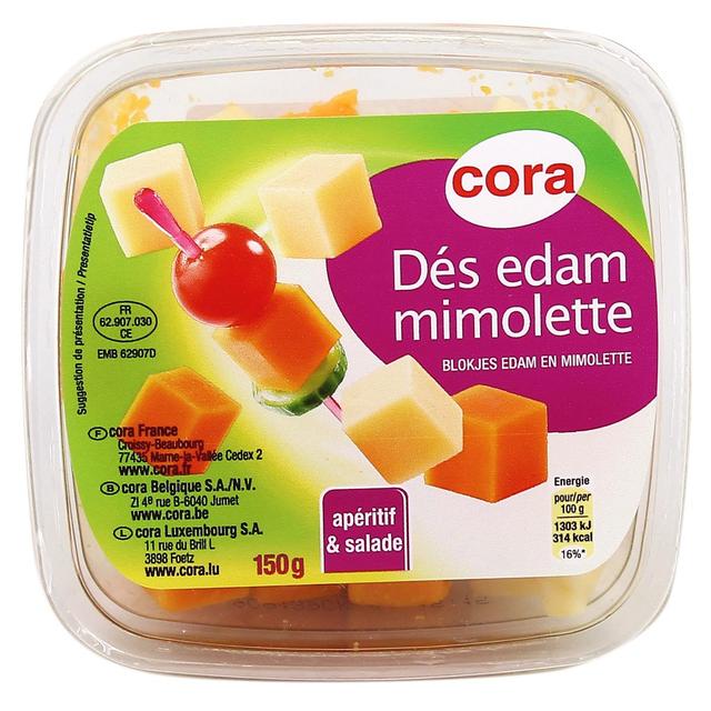 3257981664739 - Cora - Dés edam mimolette