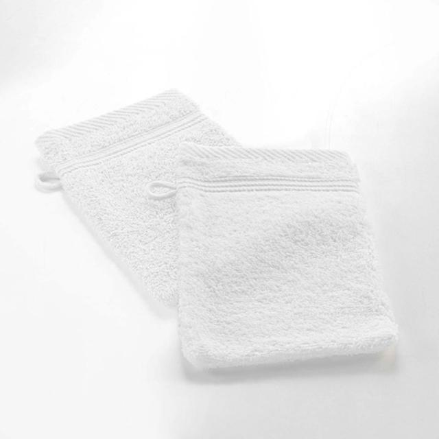 3574388014739 - Douceur D Interieur - Gants de toilette blanc