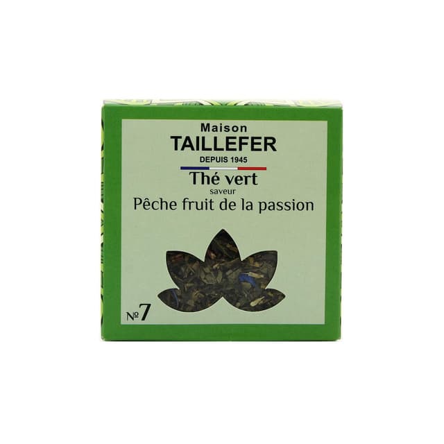 3564884026039 - Maison Taillefer - Thé vert saveur fruits de la passion, pêche.