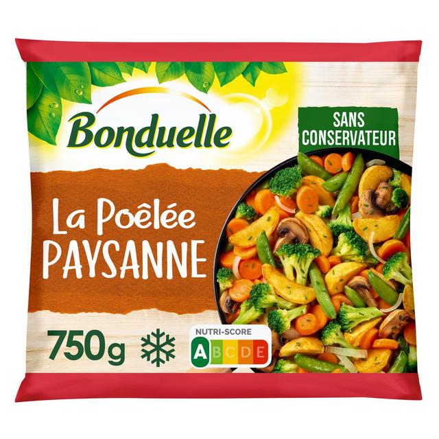 3083681116939 - Bonduelle - Poêlée La paysanne- Pommes de terre, brocolis et champignons de Paris