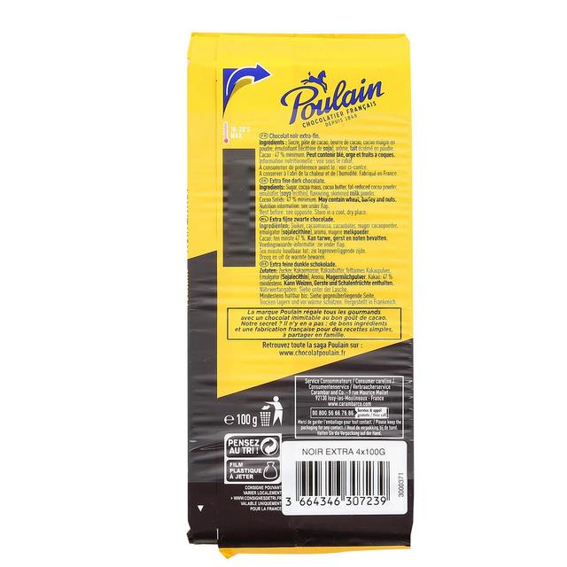 3664346307239 - Poulain - Chocolat Noir extra