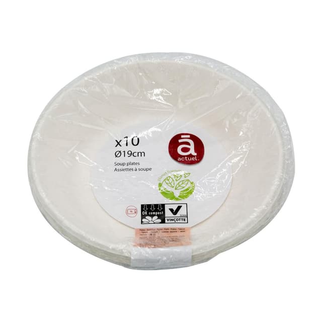 3245676438239 - ACTUEL - Assiettes soupe 19cm pulpe