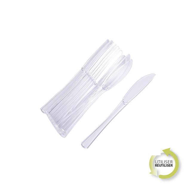 3574380608639 - Homea - Couteau réutilisable transparent 