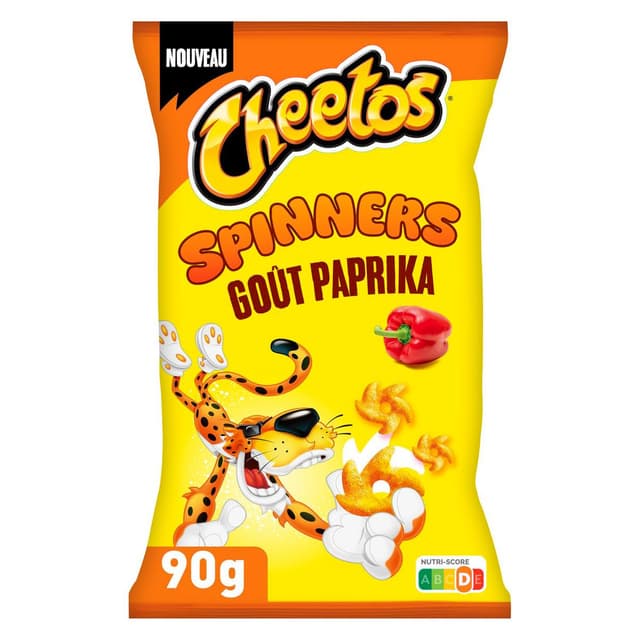 3168930180340 - Cheetos - Chips Spinners Goût Paprika