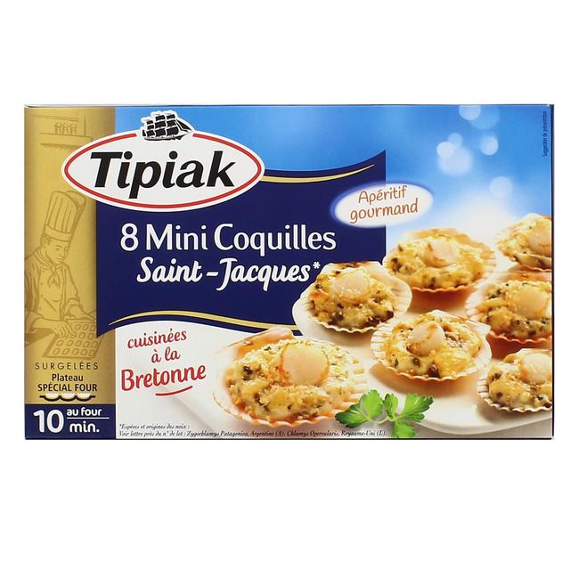 3450350071040 - Tipiak - Mini coquilles Saint-Jacques à la Bretonne