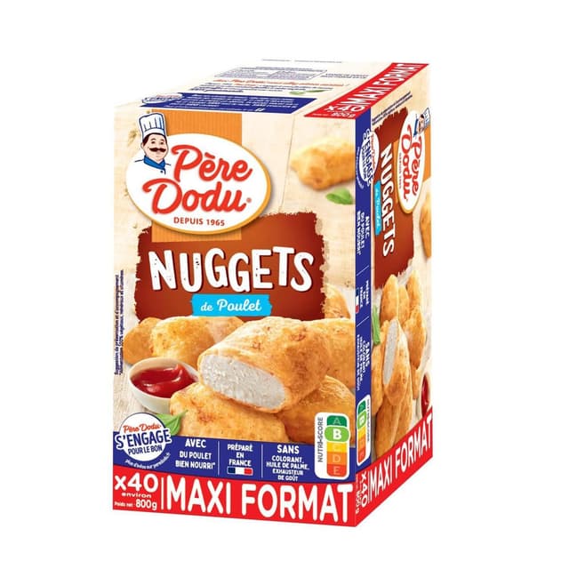 3596690121240 - Père Dodu - Nuggets de Poulet Maxi Format
