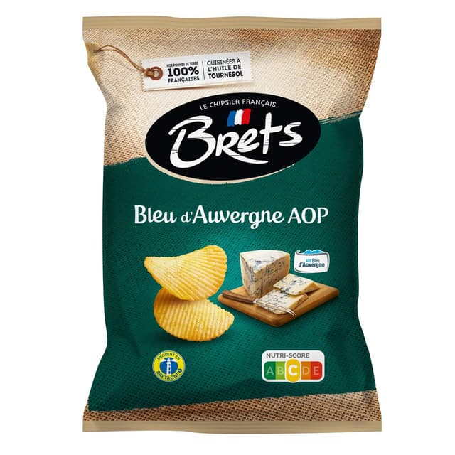 3497917003540 - Bret's - Chips ondulées Bleu d'Auvergne AOP