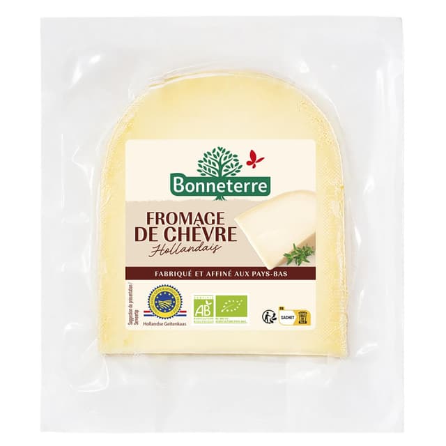 3396410244040 - Bonneterre - Fromage de chèvre de Hollande bio type Gouda